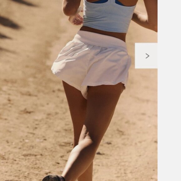 FREE PEOPLE Carpe Diem Shorts WHITE SIZE S SMALL NWT - Picture 2 of 2